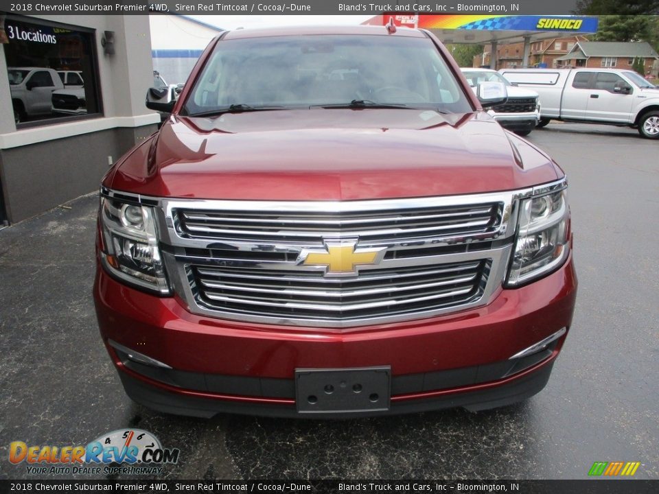 2018 Chevrolet Suburban Premier 4WD Siren Red Tintcoat / Cocoa/­Dune Photo #36