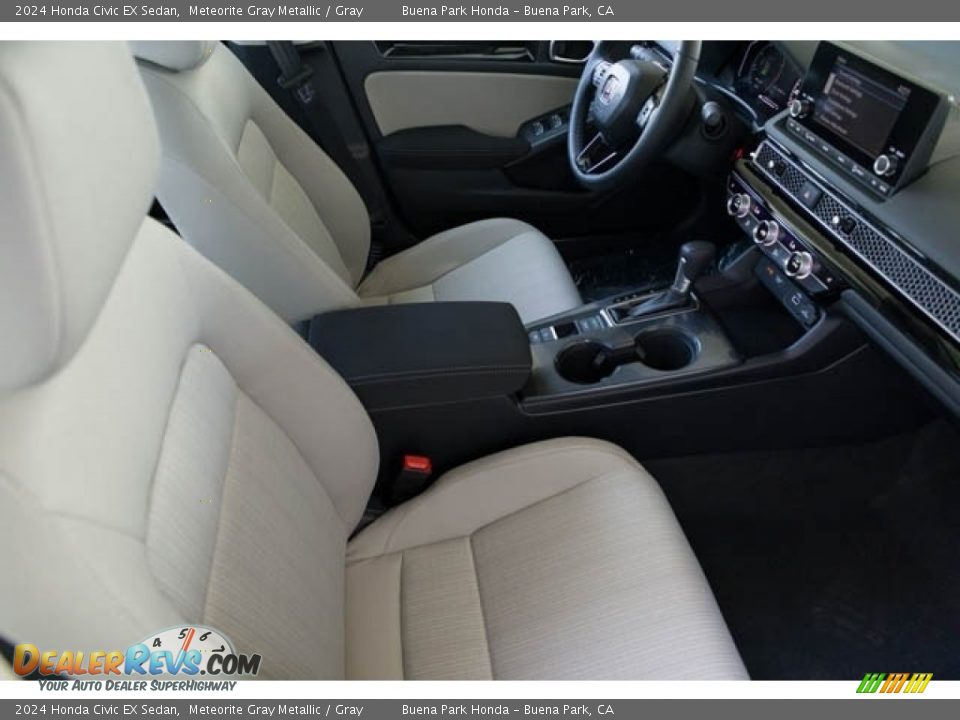 Front Seat of 2024 Honda Civic EX Sedan Photo #29