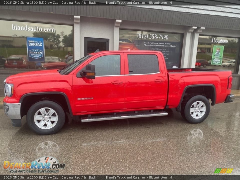 2016 GMC Sierra 1500 SLE Crew Cab Cardinal Red / Jet Black Photo #1