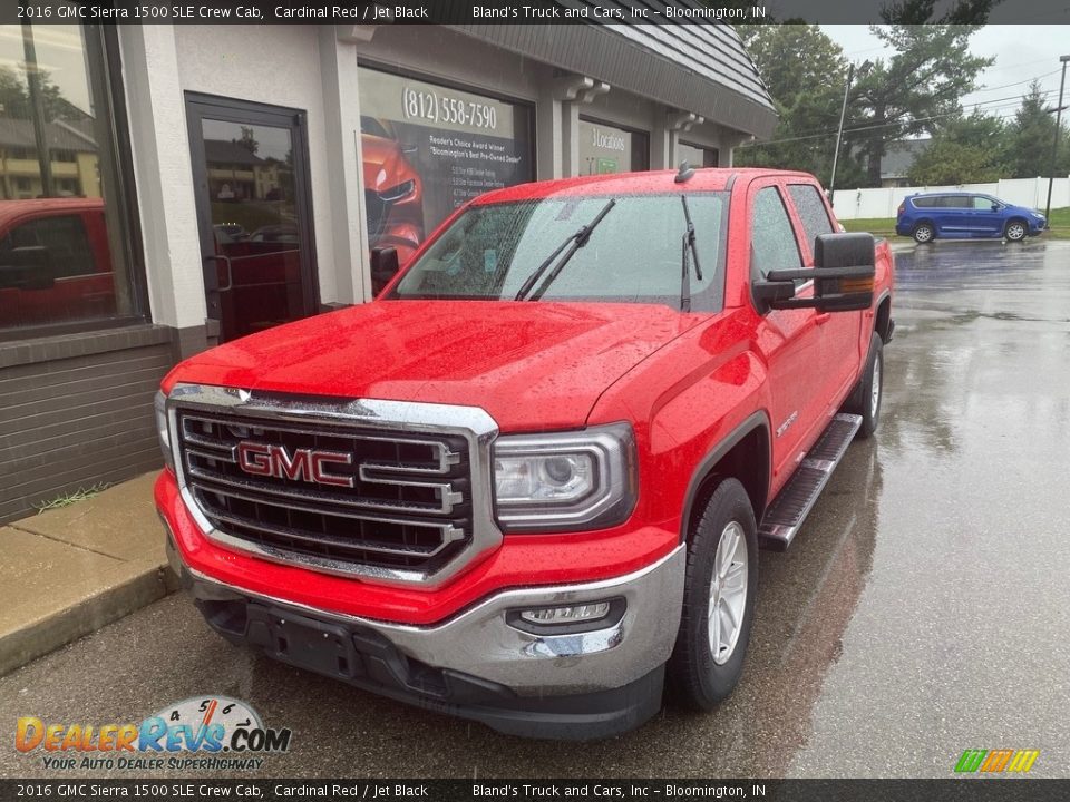 2016 GMC Sierra 1500 SLE Crew Cab Cardinal Red / Jet Black Photo #2