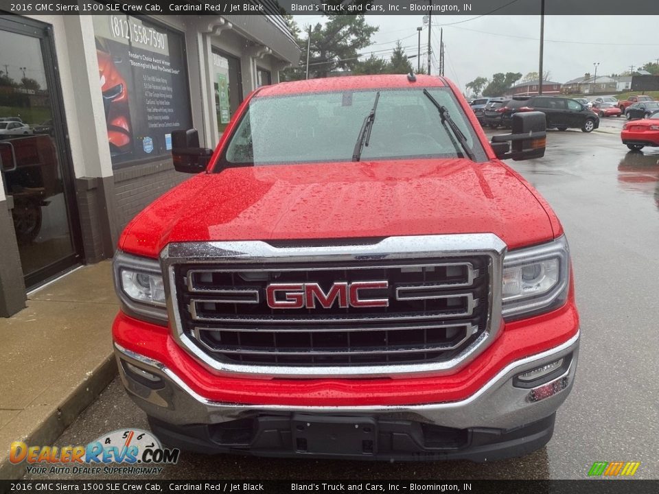 2016 GMC Sierra 1500 SLE Crew Cab Cardinal Red / Jet Black Photo #3