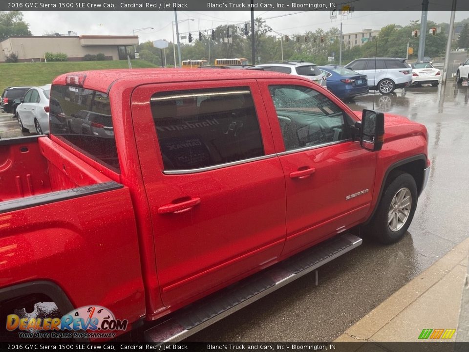 2016 GMC Sierra 1500 SLE Crew Cab Cardinal Red / Jet Black Photo #6