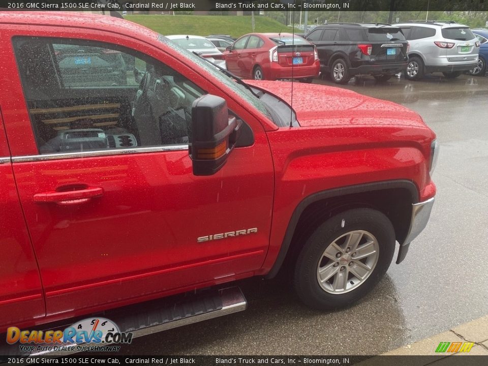 2016 GMC Sierra 1500 SLE Crew Cab Cardinal Red / Jet Black Photo #8