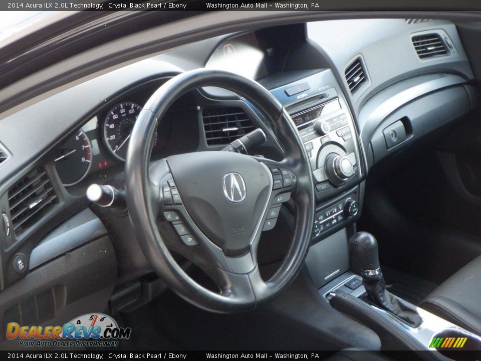 2014 Acura ILX 2.0L Technology Crystal Black Pearl / Ebony Photo #21