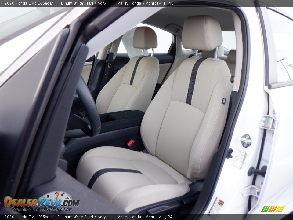 Front Seat of 2020 Honda Civic LX Sedan Photo #11
