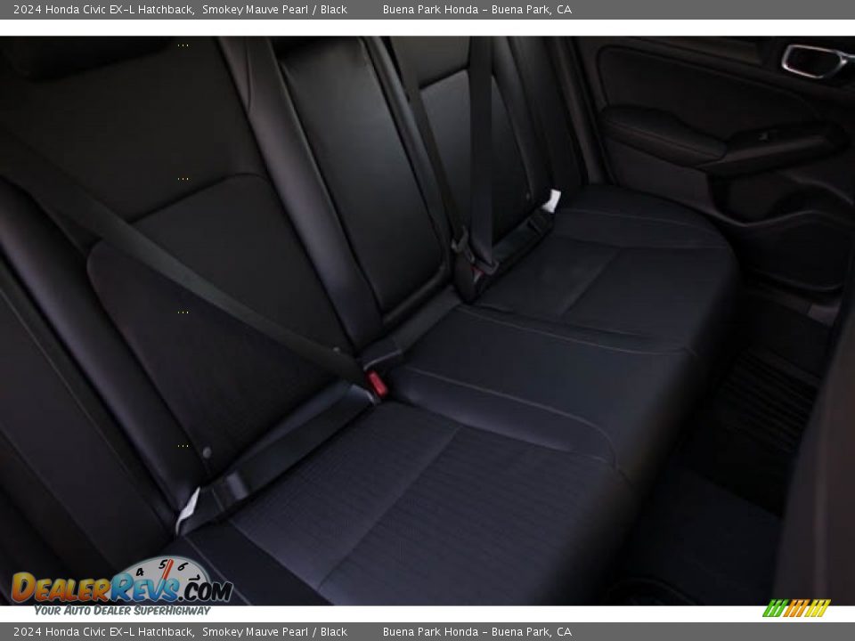 2024 Honda Civic EX-L Hatchback Smokey Mauve Pearl / Black Photo #29