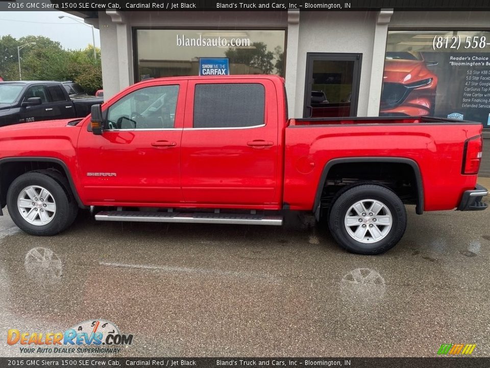 2016 GMC Sierra 1500 SLE Crew Cab Cardinal Red / Jet Black Photo #28