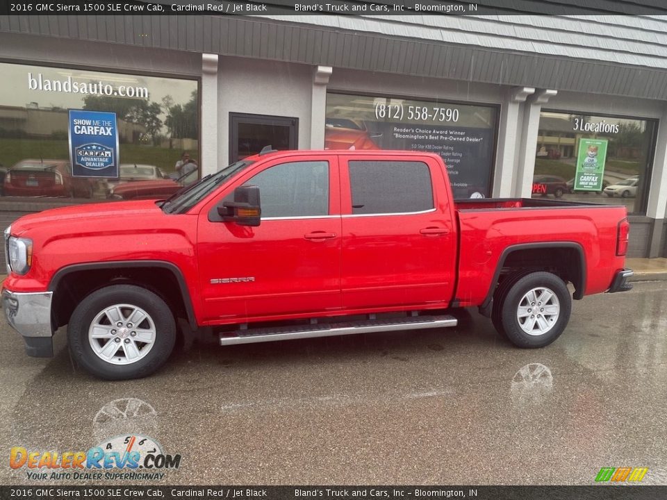 2016 GMC Sierra 1500 SLE Crew Cab Cardinal Red / Jet Black Photo #30