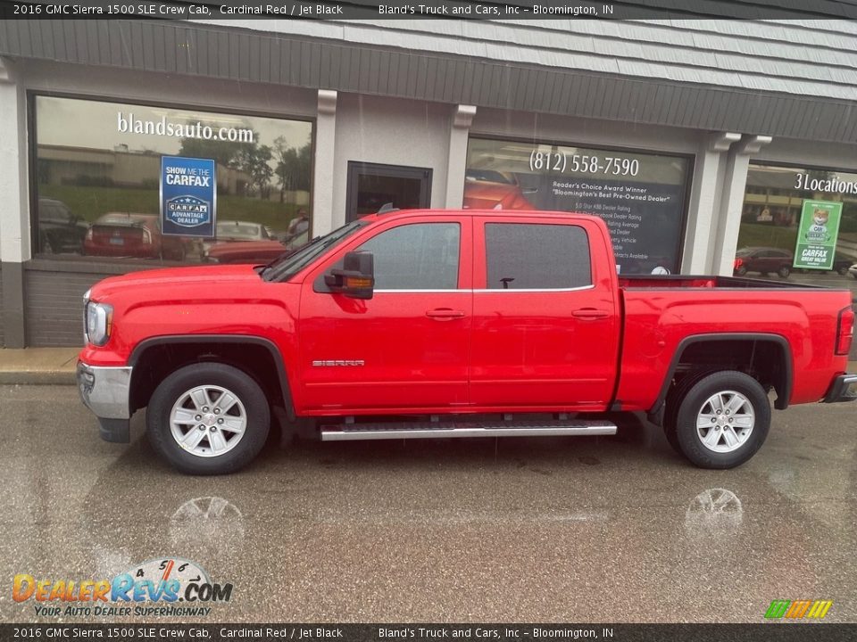 2016 GMC Sierra 1500 SLE Crew Cab Cardinal Red / Jet Black Photo #31