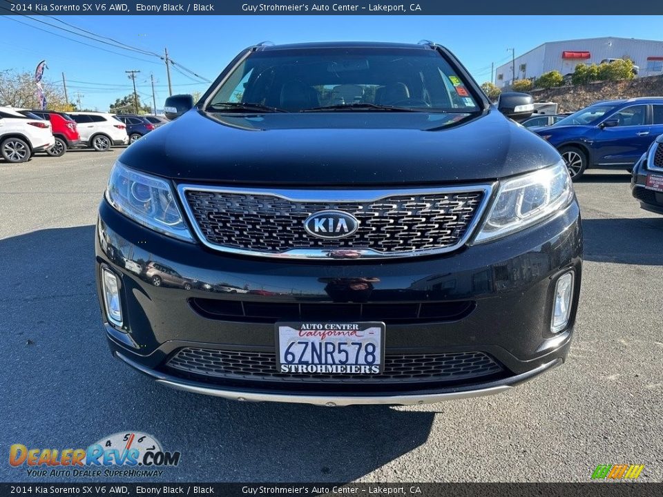 2014 Kia Sorento SX V6 AWD Ebony Black / Black Photo #2