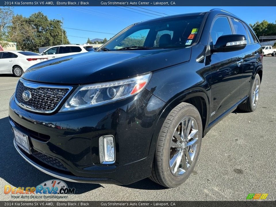 2014 Kia Sorento SX V6 AWD Ebony Black / Black Photo #3