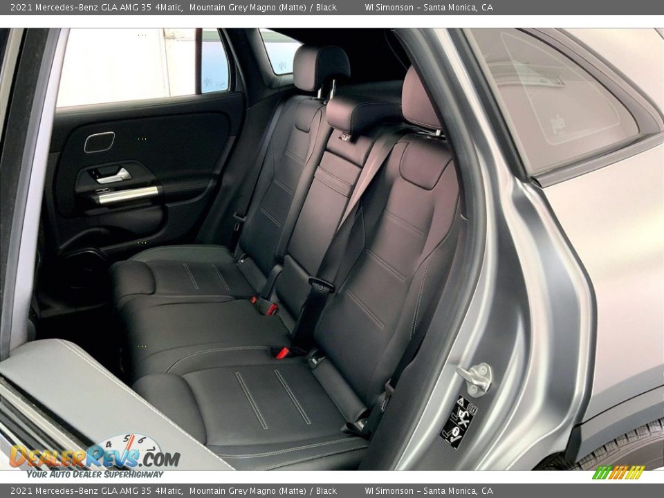 Rear Seat of 2021 Mercedes-Benz GLA AMG 35 4Matic Photo #20