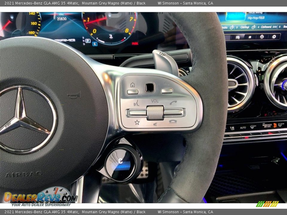 2021 Mercedes-Benz GLA AMG 35 4Matic Steering Wheel Photo #22