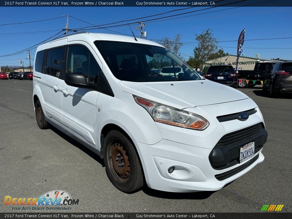 2017 Ford Transit Connect XLT Van Frozen White / Charcoal Black Photo #1