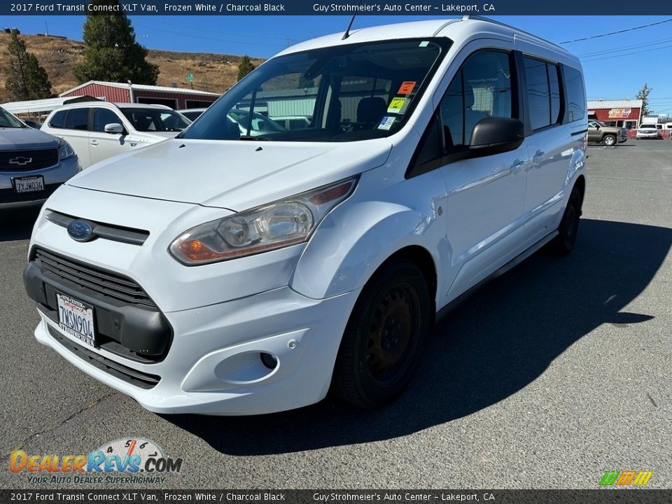 2017 Ford Transit Connect XLT Van Frozen White / Charcoal Black Photo #3