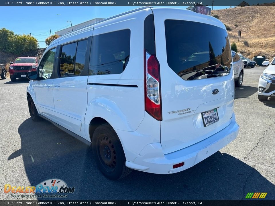 2017 Ford Transit Connect XLT Van Frozen White / Charcoal Black Photo #4