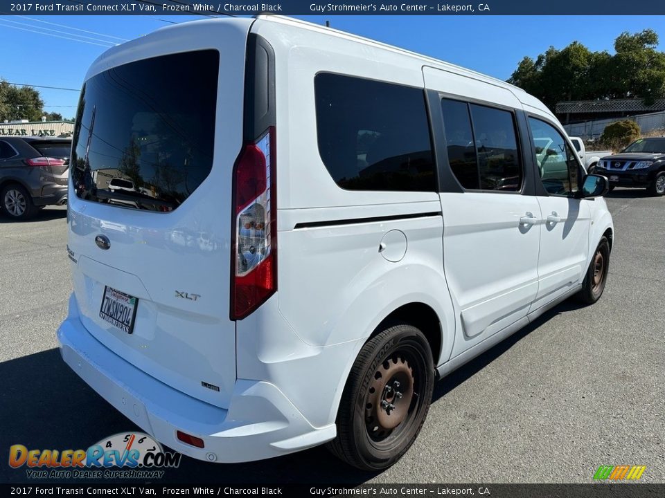 2017 Ford Transit Connect XLT Van Frozen White / Charcoal Black Photo #6