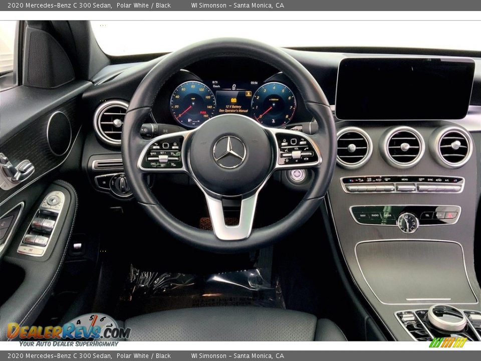 2020 Mercedes-Benz C 300 Sedan Polar White / Black Photo #4