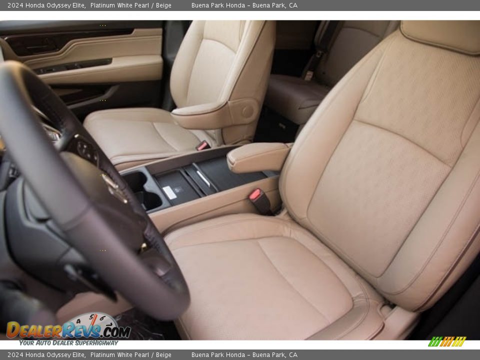 Beige Interior - 2024 Honda Odyssey Elite Photo #23