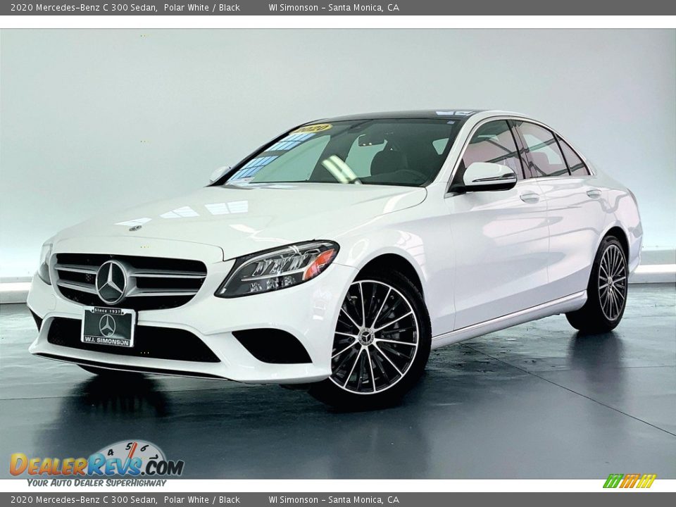 2020 Mercedes-Benz C 300 Sedan Polar White / Black Photo #12