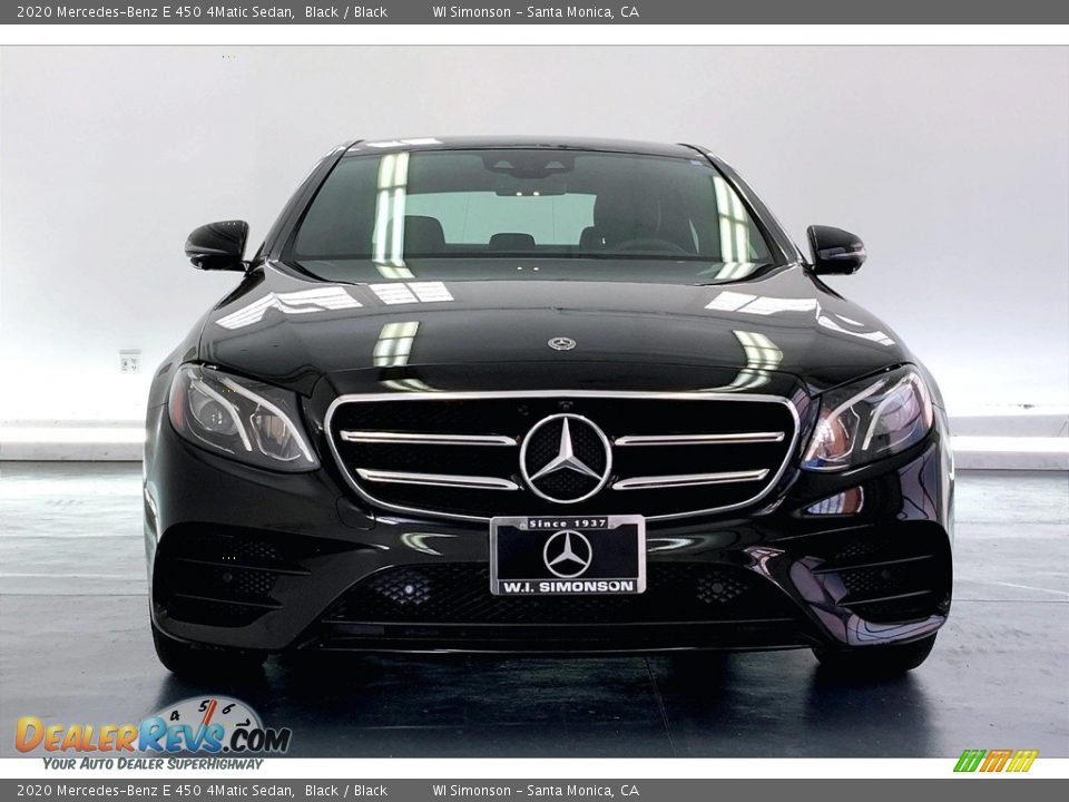 2020 Mercedes-Benz E 450 4Matic Sedan Black / Black Photo #2