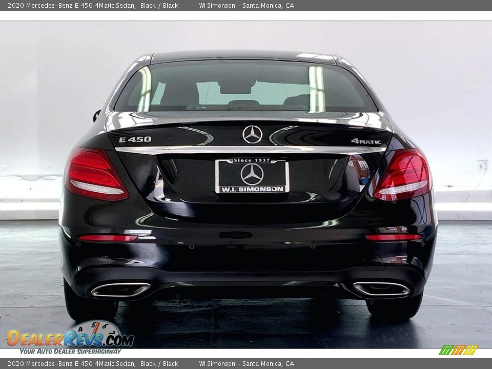 2020 Mercedes-Benz E 450 4Matic Sedan Black / Black Photo #3