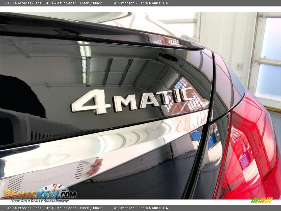 2020 Mercedes-Benz E 450 4Matic Sedan Black / Black Photo #7