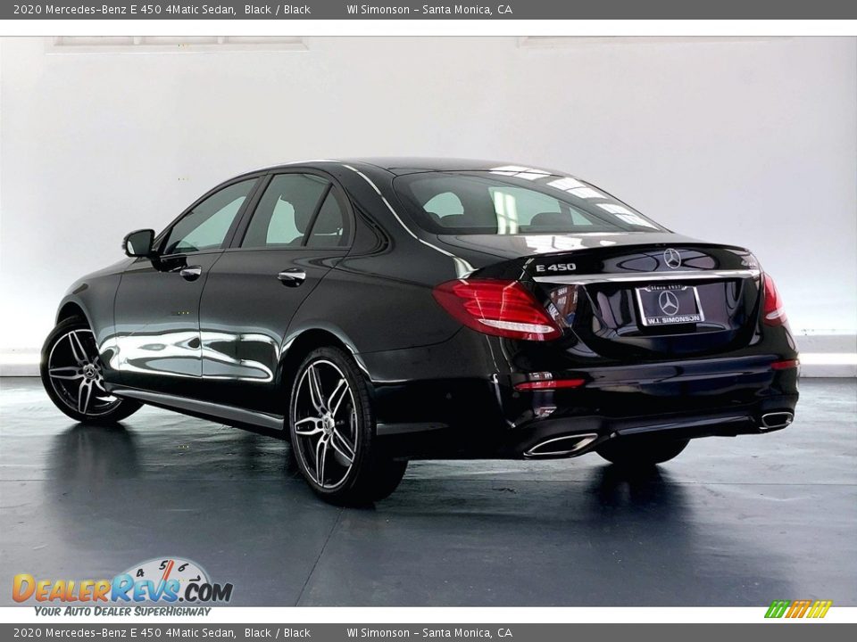 2020 Mercedes-Benz E 450 4Matic Sedan Black / Black Photo #10