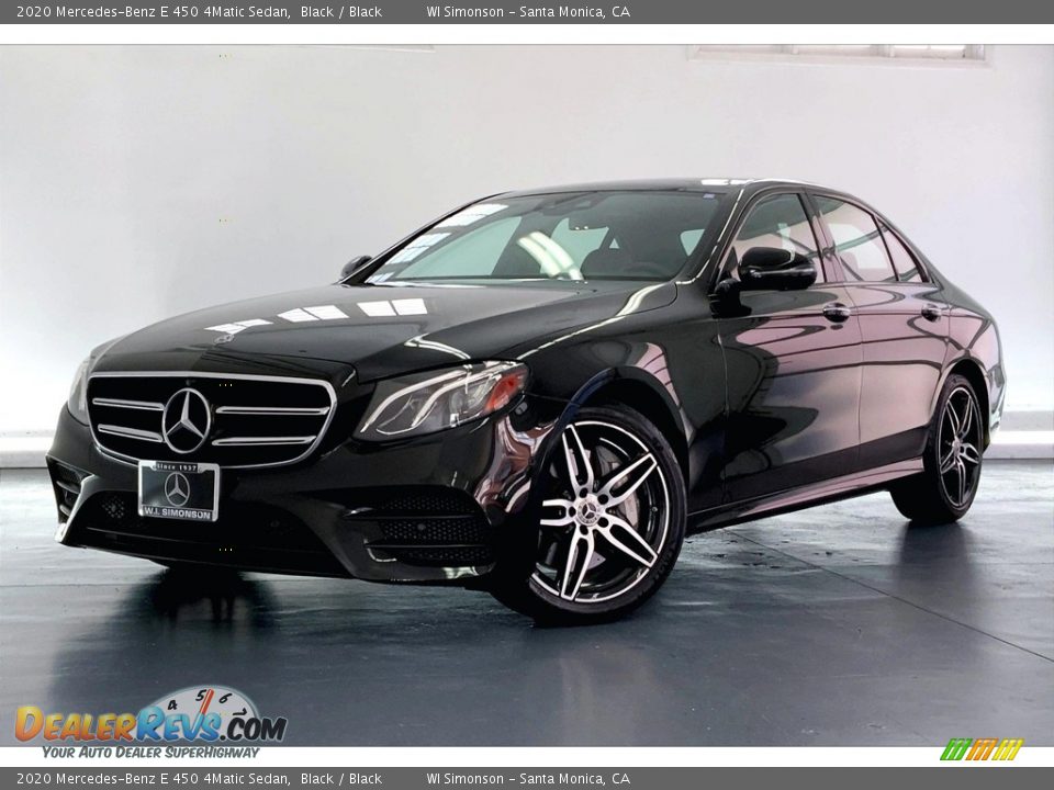 2020 Mercedes-Benz E 450 4Matic Sedan Black / Black Photo #12