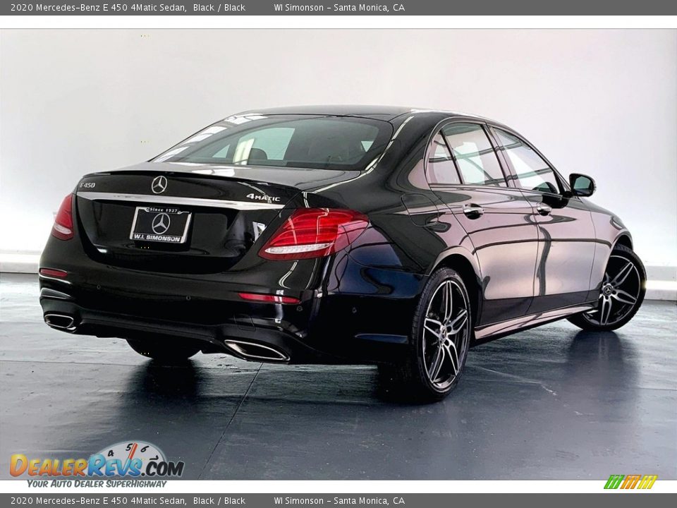 2020 Mercedes-Benz E 450 4Matic Sedan Black / Black Photo #13