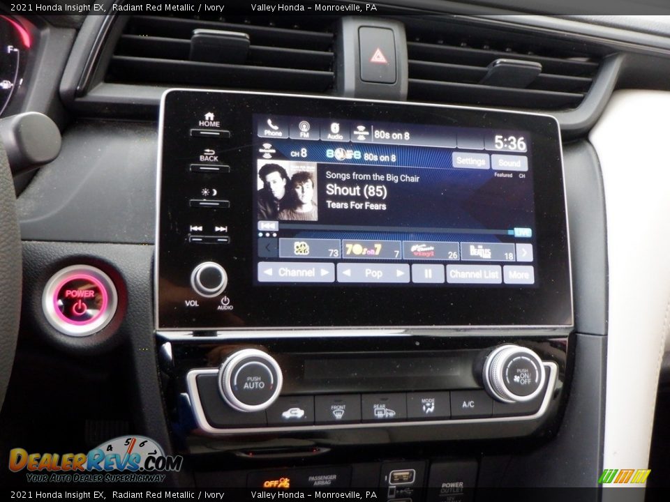 Audio System of 2021 Honda Insight EX Photo #15