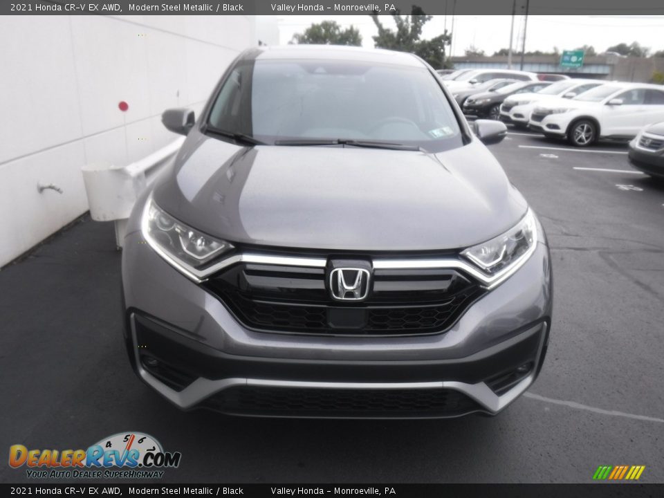 2021 Honda CR-V EX AWD Modern Steel Metallic / Black Photo #3