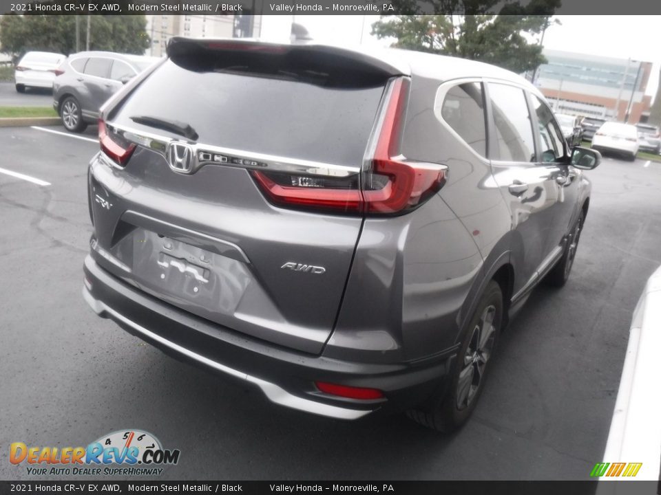 2021 Honda CR-V EX AWD Modern Steel Metallic / Black Photo #5