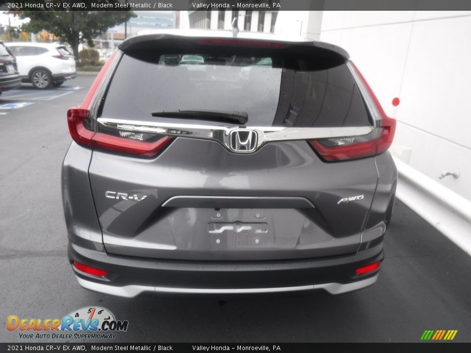 2021 Honda CR-V EX AWD Modern Steel Metallic / Black Photo #7