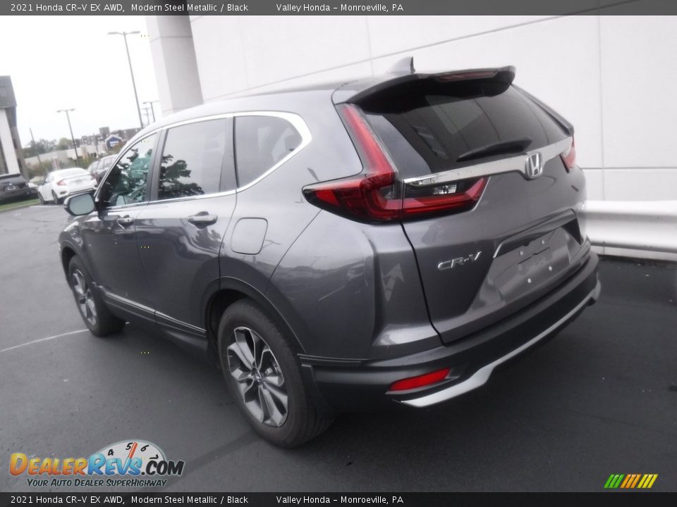 2021 Honda CR-V EX AWD Modern Steel Metallic / Black Photo #8