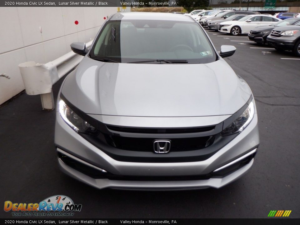 2020 Honda Civic LX Sedan Lunar Silver Metallic / Black Photo #2