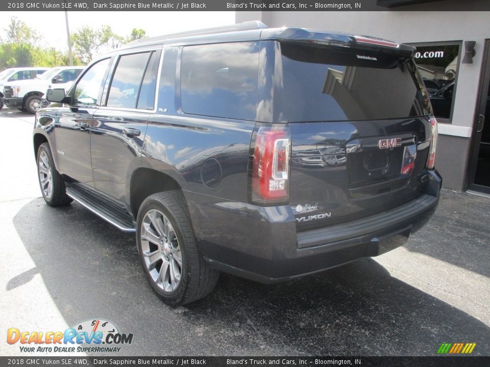 2018 GMC Yukon SLE 4WD Dark Sapphire Blue Metallic / Jet Black Photo #3