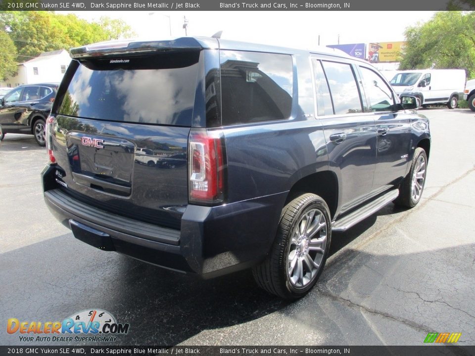 2018 GMC Yukon SLE 4WD Dark Sapphire Blue Metallic / Jet Black Photo #4