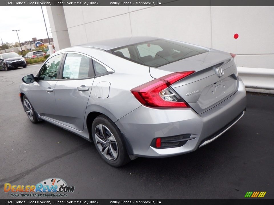 2020 Honda Civic LX Sedan Lunar Silver Metallic / Black Photo #6