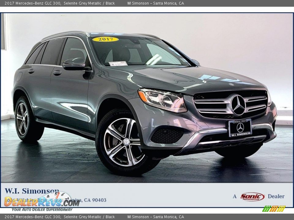 2017 Mercedes-Benz GLC 300 Selenite Grey Metallic / Black Photo #1