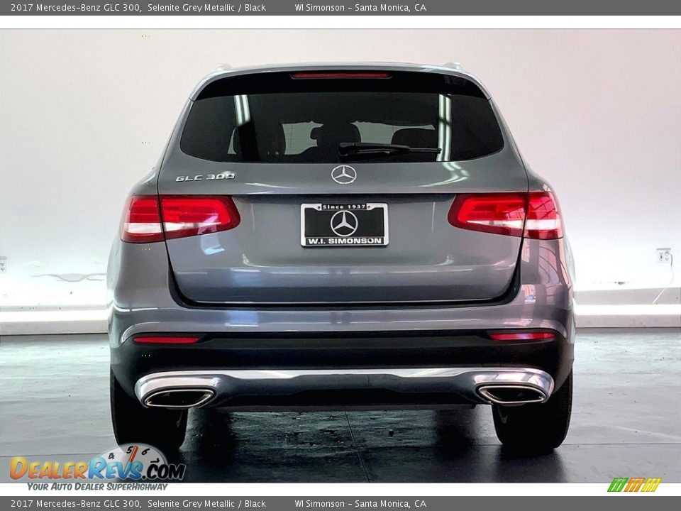 2017 Mercedes-Benz GLC 300 Selenite Grey Metallic / Black Photo #3