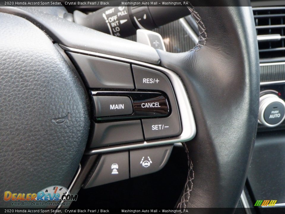 2020 Honda Accord Sport Sedan Crystal Black Pearl / Black Photo #10