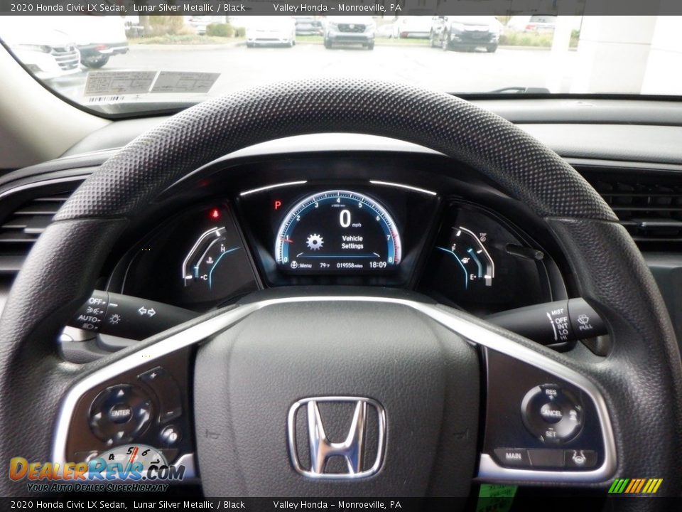 2020 Honda Civic LX Sedan Steering Wheel Photo #16
