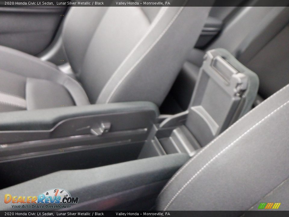 2020 Honda Civic LX Sedan Lunar Silver Metallic / Black Photo #19