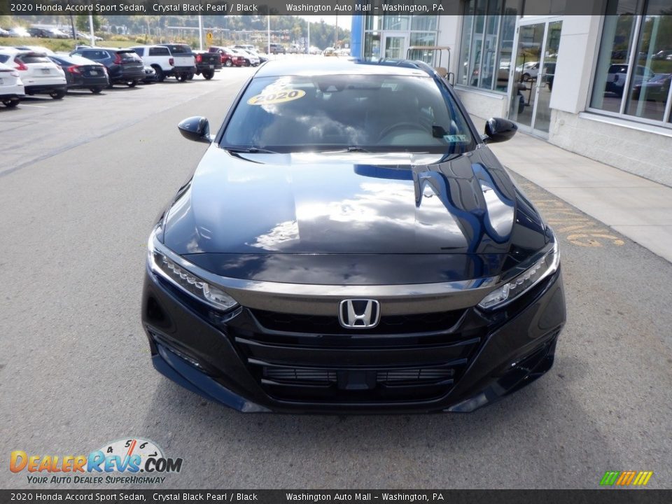 2020 Honda Accord Sport Sedan Crystal Black Pearl / Black Photo #12