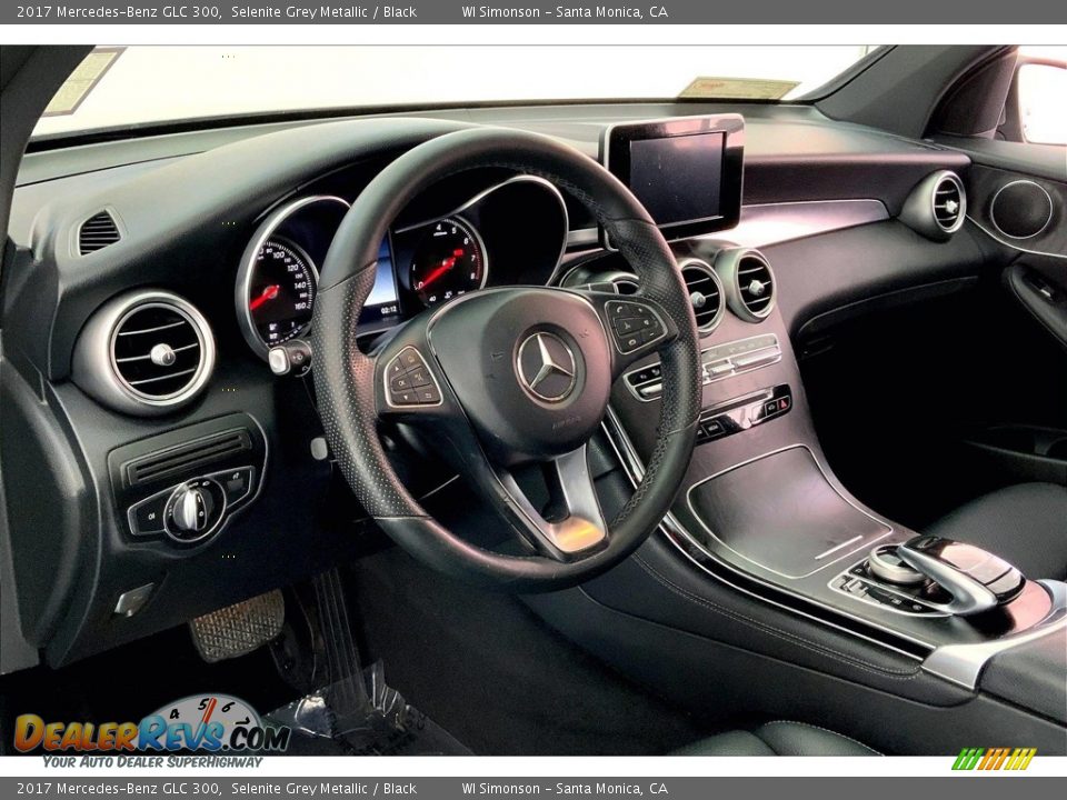 2017 Mercedes-Benz GLC 300 Selenite Grey Metallic / Black Photo #14