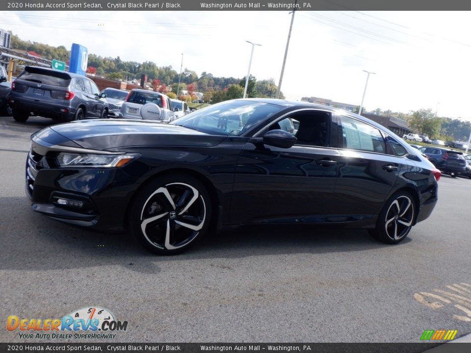 2020 Honda Accord Sport Sedan Crystal Black Pearl / Black Photo #14