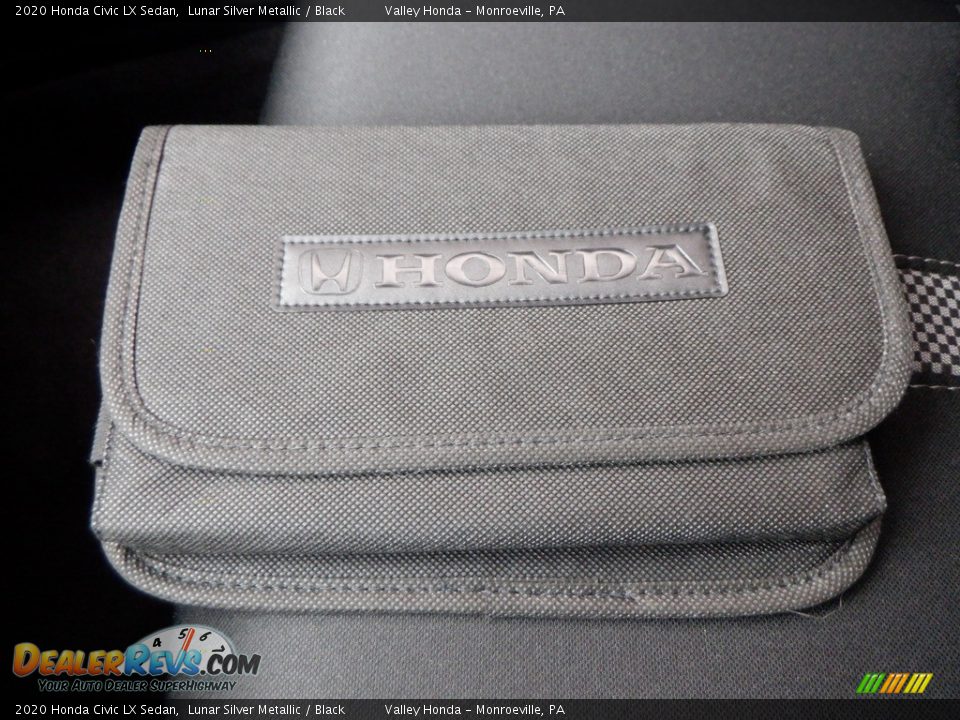 2020 Honda Civic LX Sedan Lunar Silver Metallic / Black Photo #23