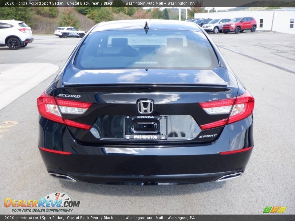 2020 Honda Accord Sport Sedan Crystal Black Pearl / Black Photo #16