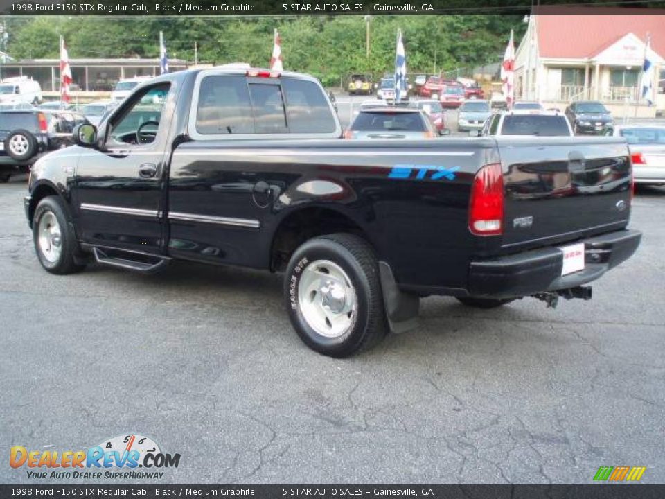 1998 Ford F150 STX Regular Cab Black / Medium Graphite Photo #2